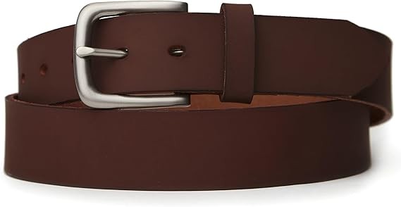 Men's Genuine Leather Casual Every Day Jeans Belts, Handmade Men Leather Belt with Gift Box