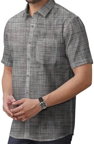 CHKOKKO Men Plus Size Printed Casual Summer Wear Coords Stylish Gents Cord Set Half Sleeves Latest Co Ord Track Suit Round Neck Western Co-ord Set