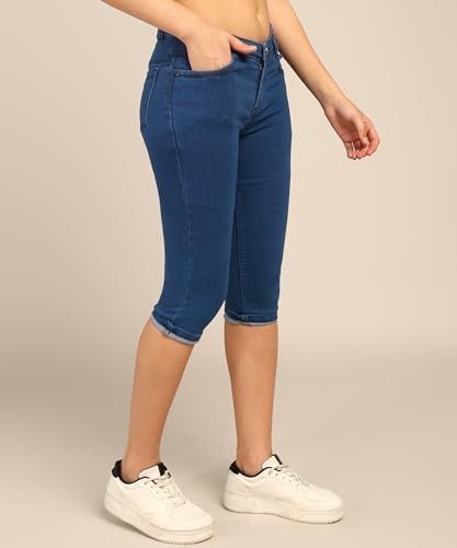 Nifty Women's Cotton Blend Stretchable Mid Rise Jeans
